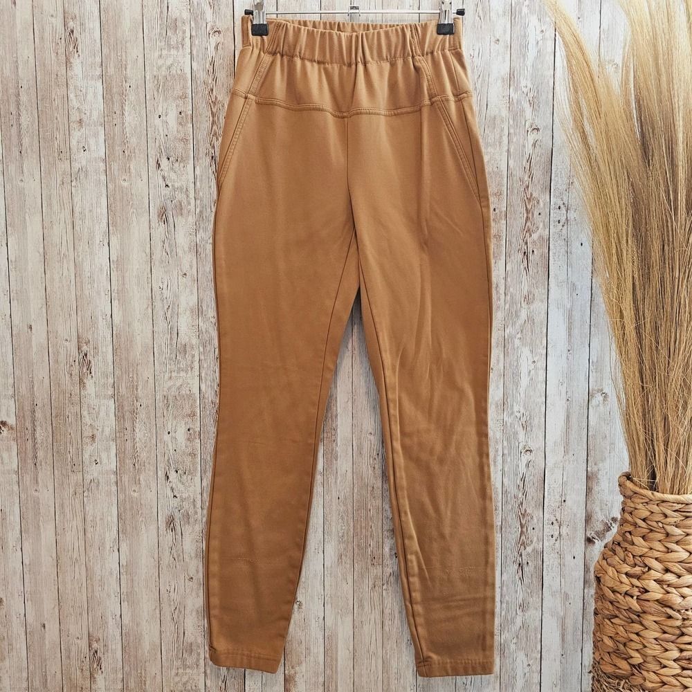 Rachel Zoe khaki winter leggings